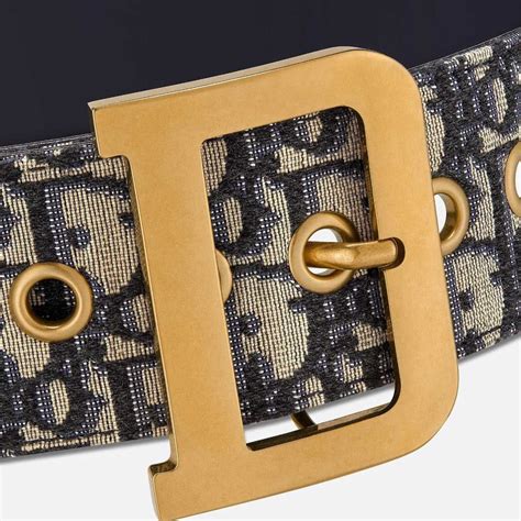 diorquake belt|Diorquake Belt Blue Dior Oblique Jacquard, 35 MM .